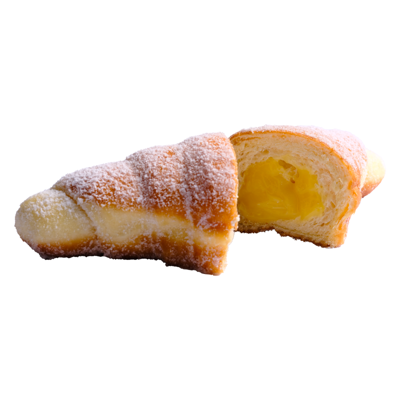 Cornetti fritti ripieni alla crema Dolciaria Expo Food – dolci artigianali pronti da gustare