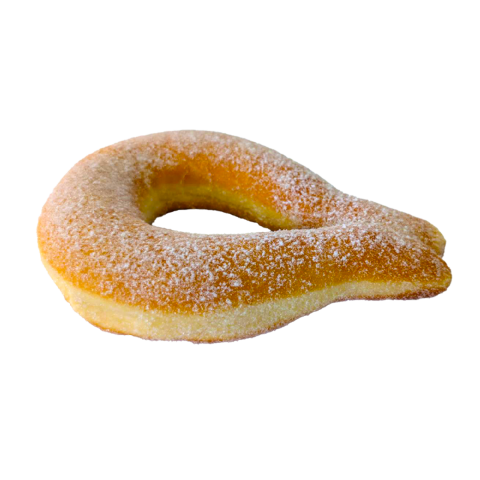 Graffa Amalfi zuccherata Dolciaria Expo Food – dolce fritto artigianale cotto